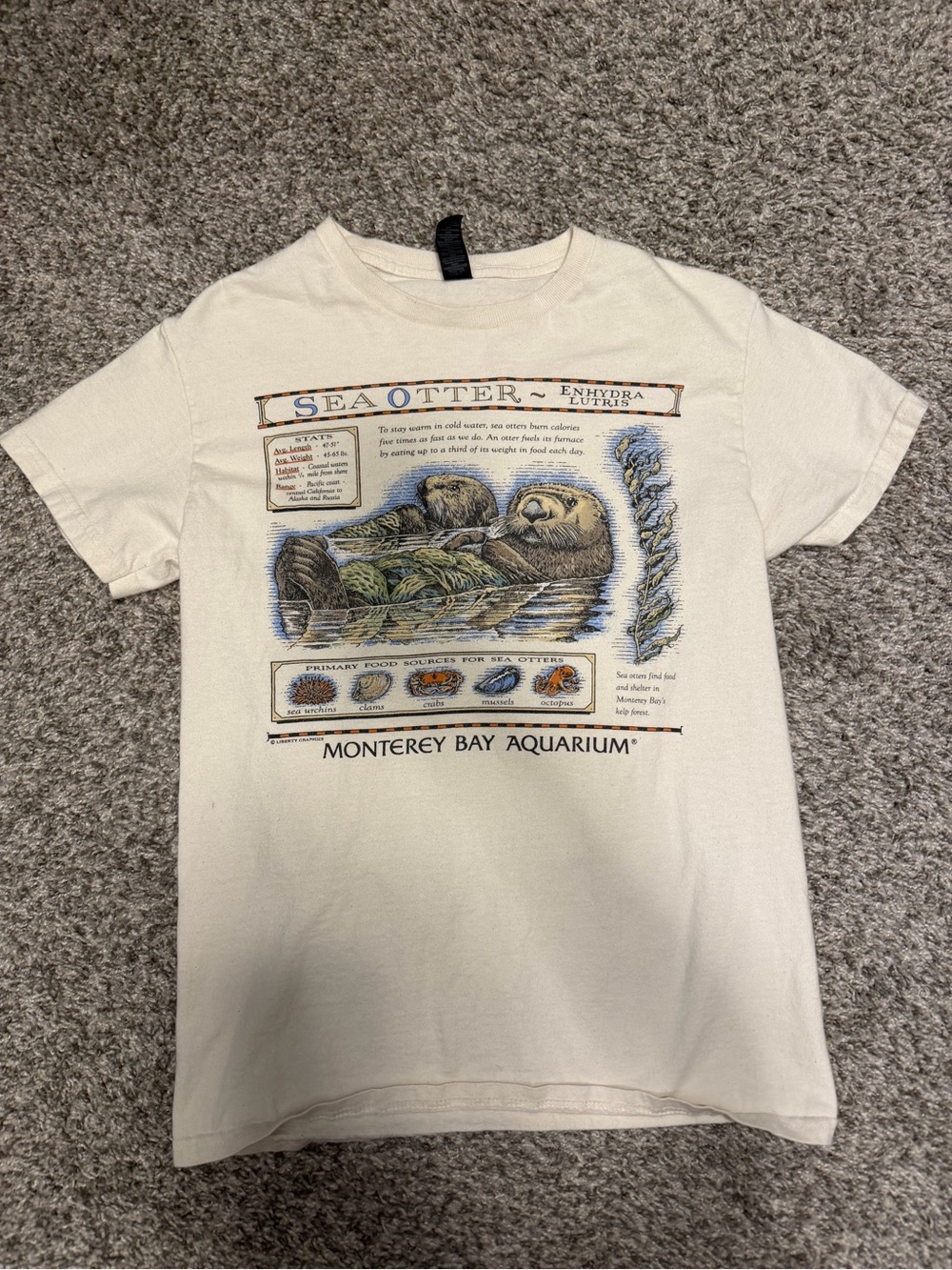 Monterey bay acquarium sea otter shirt authentic Taylor swift fundraiser small